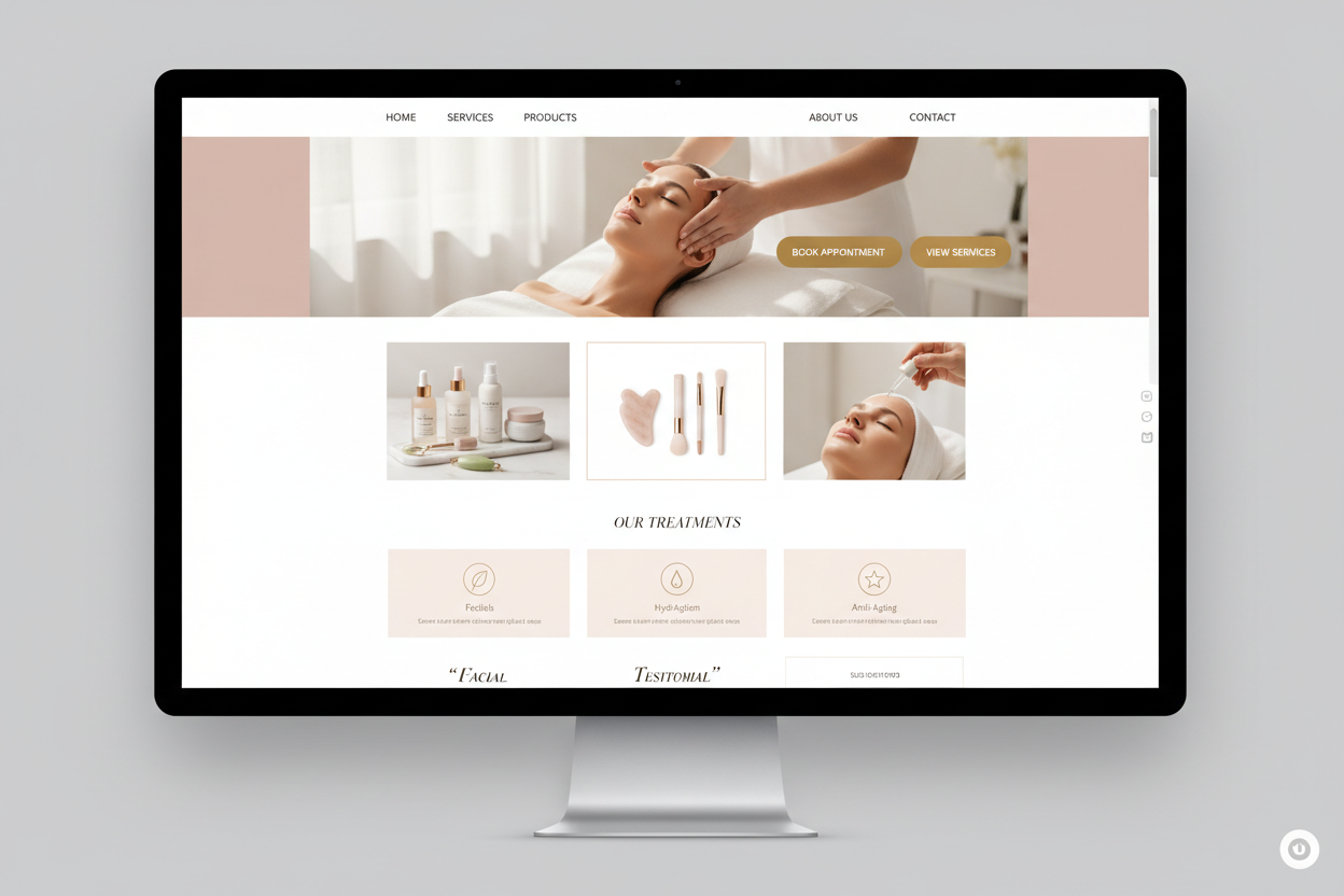 Δημιουργία BEAUTY WEBSITE